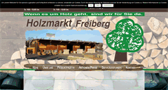 Desktop Screenshot of holzmarkt-freiberg.de